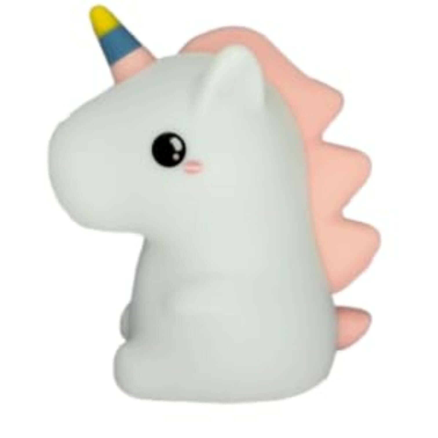 Adorable silicone unicorn night light for kids' bedroom or nursery, soft LED glow www.usmile.com