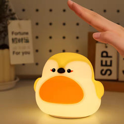 Silicone Night Lamp For Kids - Cute Bird