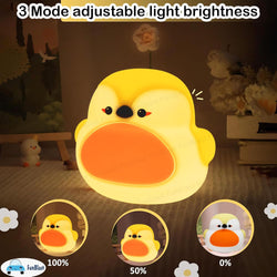 Silicone Night Lamp For Kids - Cute Bird
