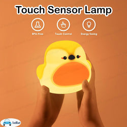 Silicone Night Lamp For Kids - Cute Bird