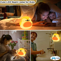 Silicone Night Lamp For Kids - Cute Bird