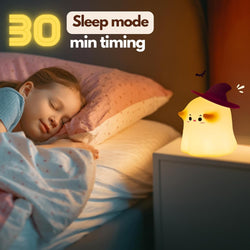 Silicone Night Lamp For Kids - Cute Ghost