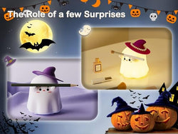 Silicone Night Lamp For Kids - Cute Ghost