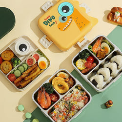 SS Insulated Kids Lunch Box - Dinosaur Print