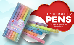 ERASABLE and DOUBLE HEADED HIGHLIGHTERS - Pack of 6