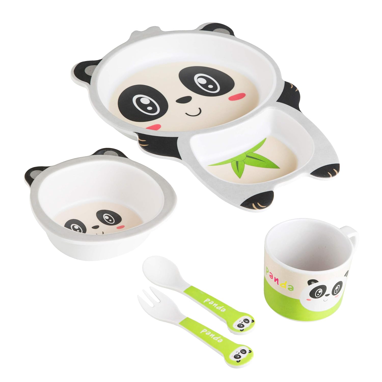 Cartoon Panda Mealtime Set for Children: Encourages healthy eating with adorable panda characters. Durable and safe tableware.
www.usmile.toys