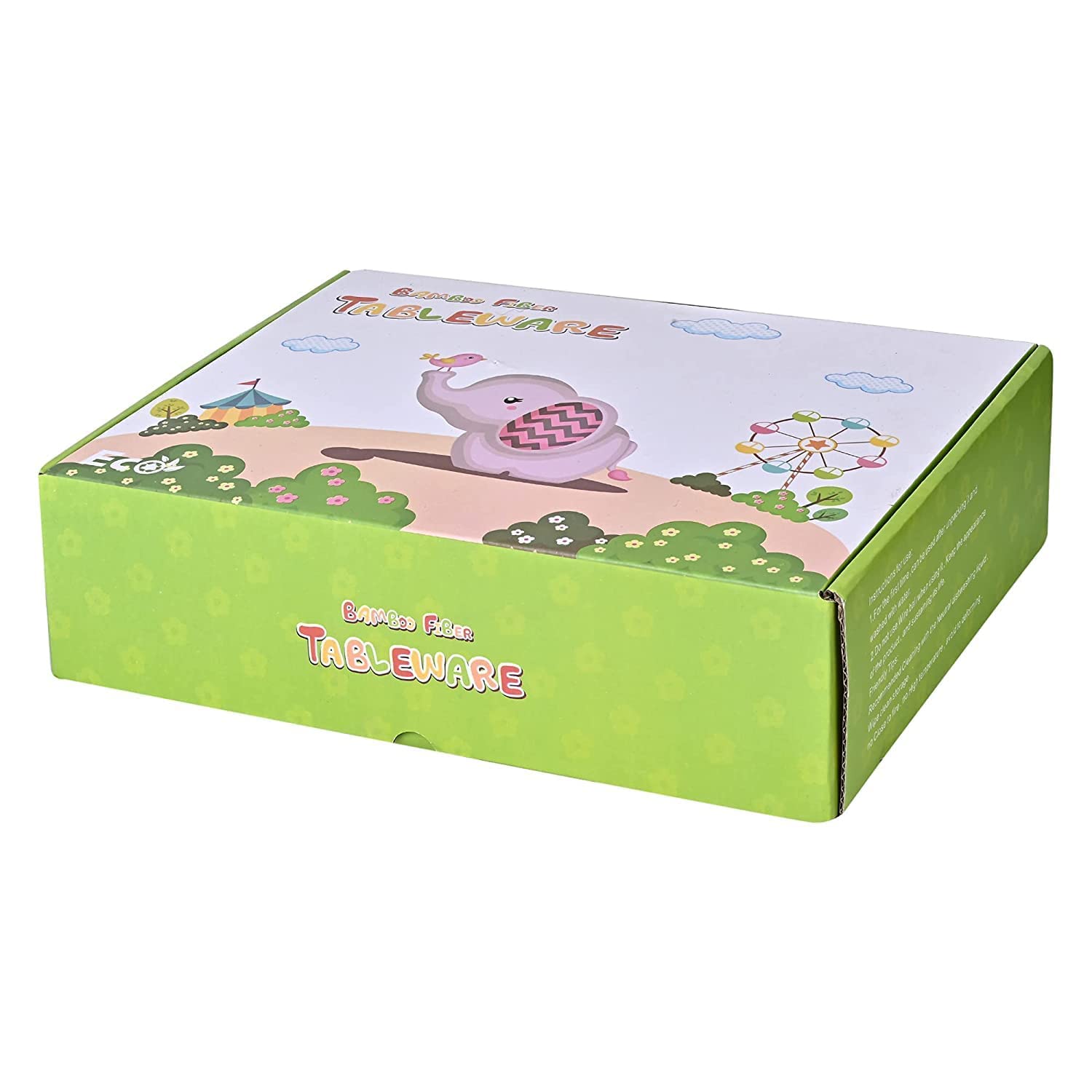 Kids' Elephant Themed Dinnerware: Plate shaped like an elephant, bowl, cup with lid, and elephant-decorated utensils. Fun meal set.
www.usmile.toys