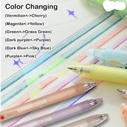 6 Pcs Color Changing Gel Pen with Magic Eraser