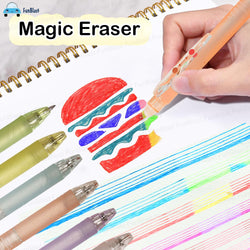 6 Pcs Color Changing Gel Pen with Magic Eraser