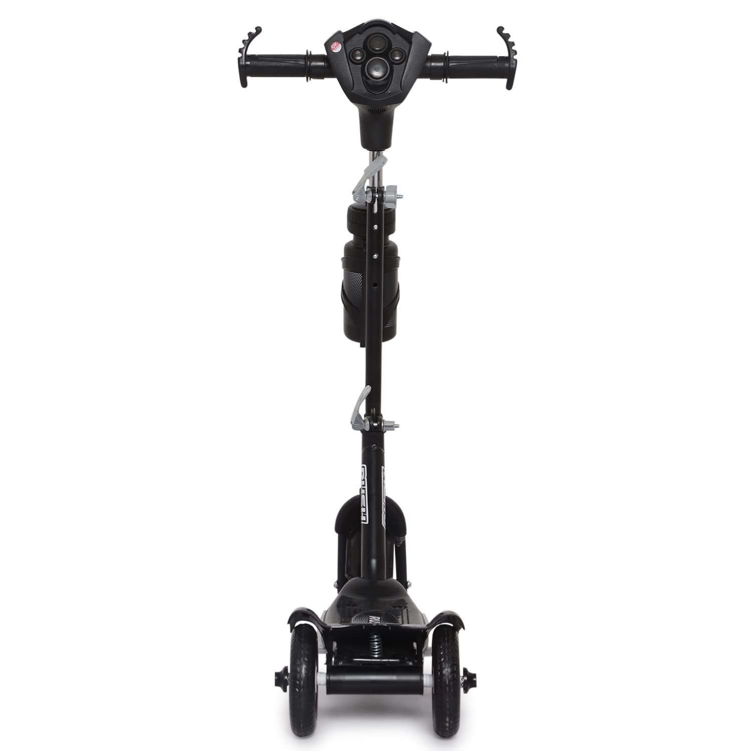 High-quality kids kick scooter with a sturdy frame, water bottle holder, and potential lights on wheels (implied by "with Lights" in title), promoting outdoor activity www.usmile.toys