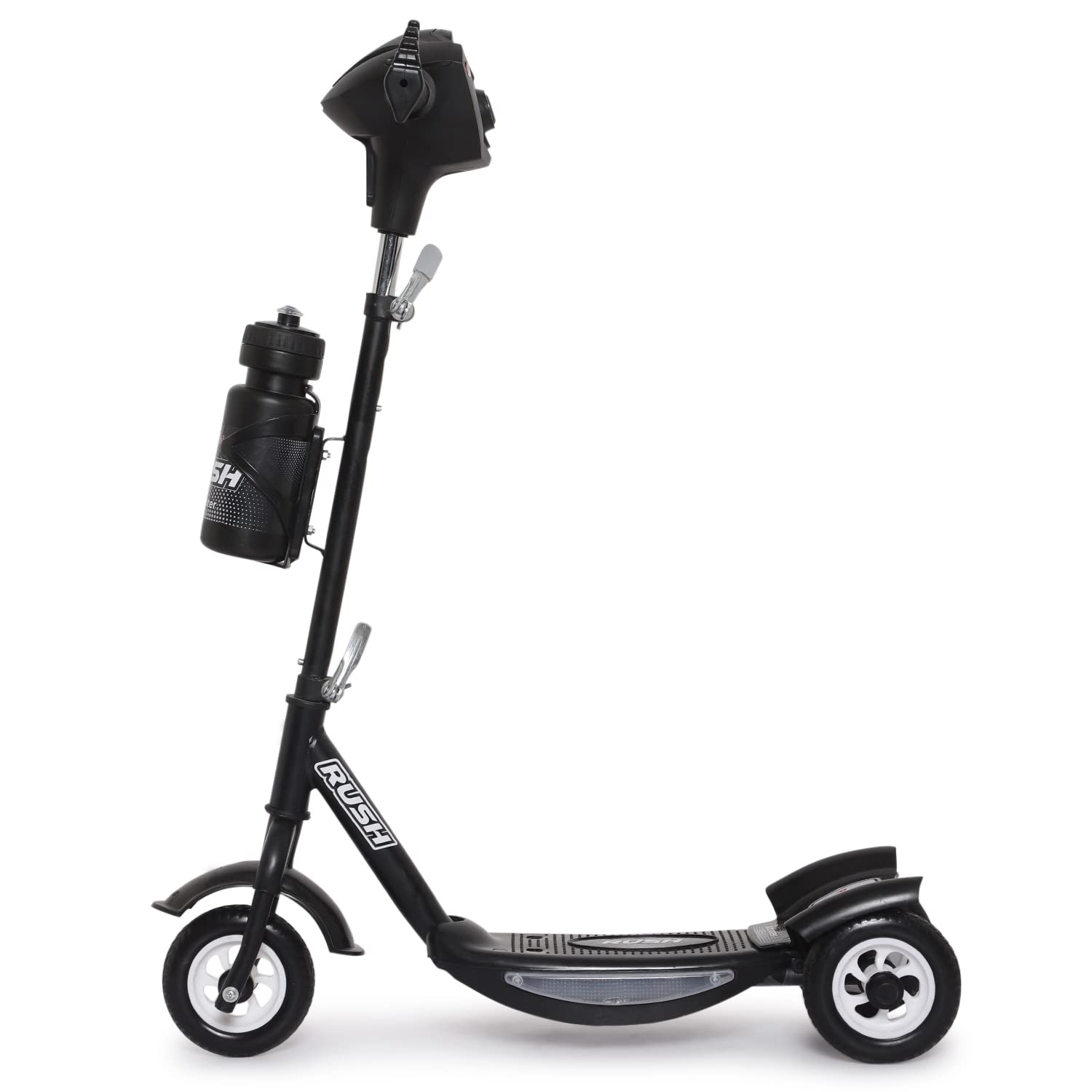 High-quality kids kick scooter with a sturdy frame, water bottle holder, and potential lights on wheels (implied by "with Lights" in title), promoting outdoor activity www.usmile.toys