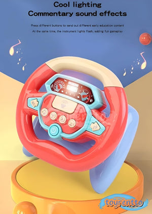 Interactive Educational Musical Steering Wheel Toy