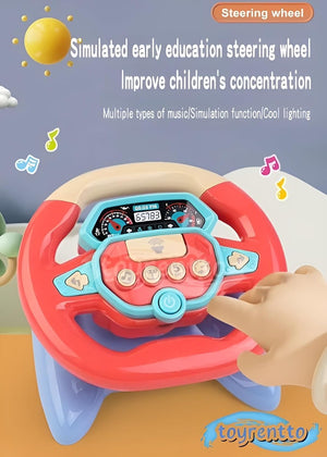 Interactive Educational Musical Steering Wheel Toy