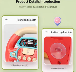 Interactive Educational Musical Steering Wheel Toy