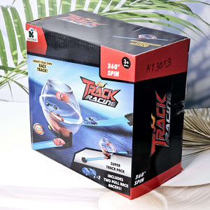 Kataria Track Racing 360 Spin race track toy set with cars www.usmile.com