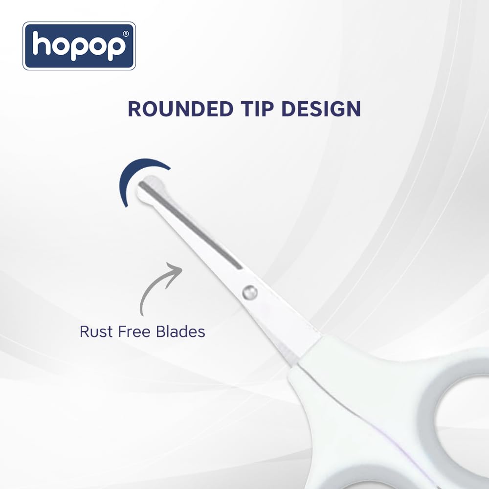 Hopop Baby Nail Scissor for New Born | Baby Nail Cutter Tool for 0+Months