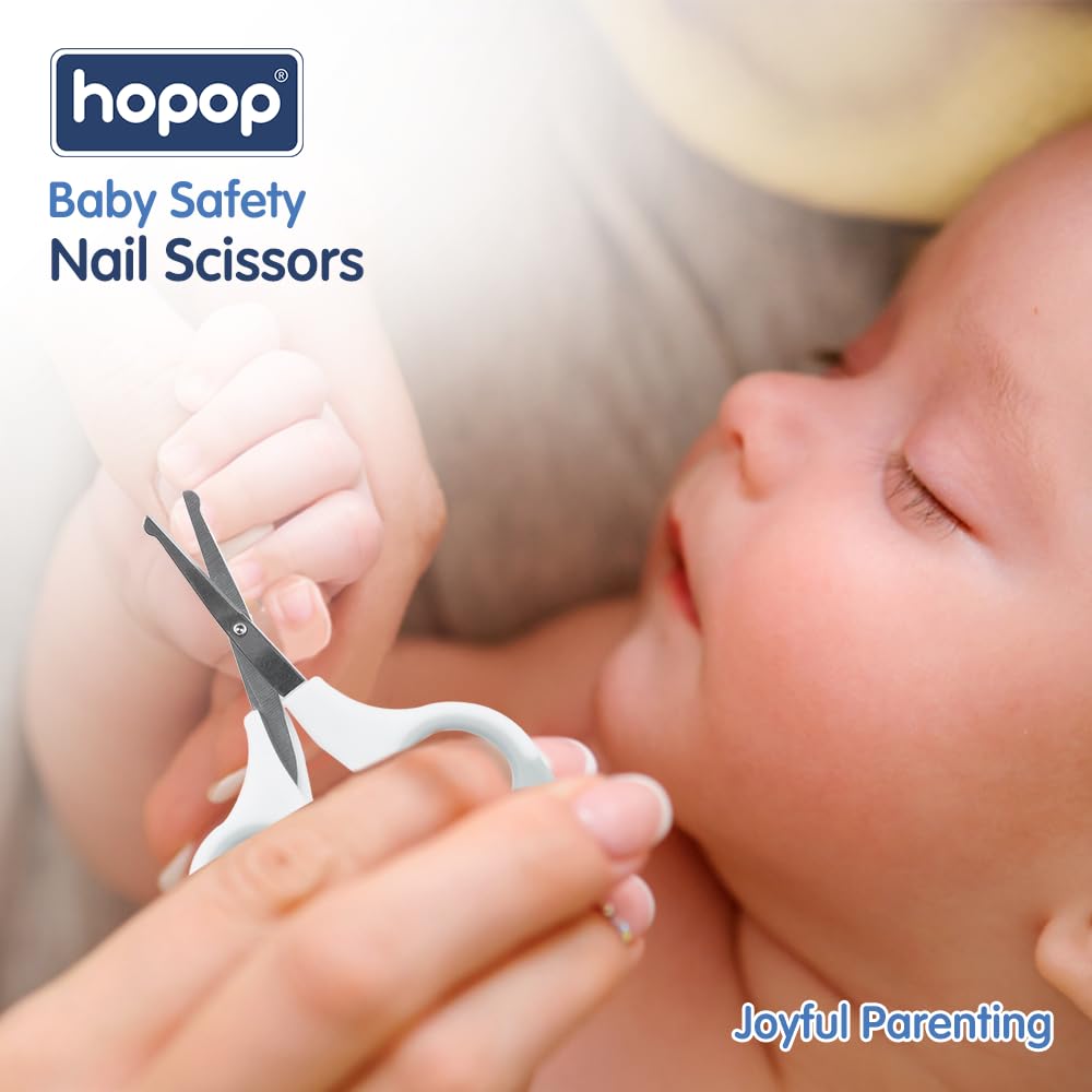 Hopop Baby Nail Scissor for New Born | Baby Nail Cutter Tool for 0+Months