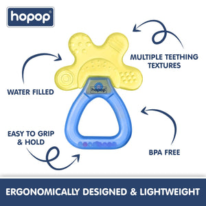 Hopop Teether for 3 to 12 Months Baby | Baby Water Filled Teether