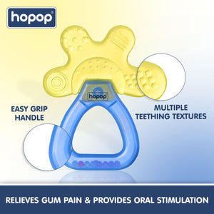Hopop Teether for 3 to 12 Months Baby | Baby Water Filled Teether