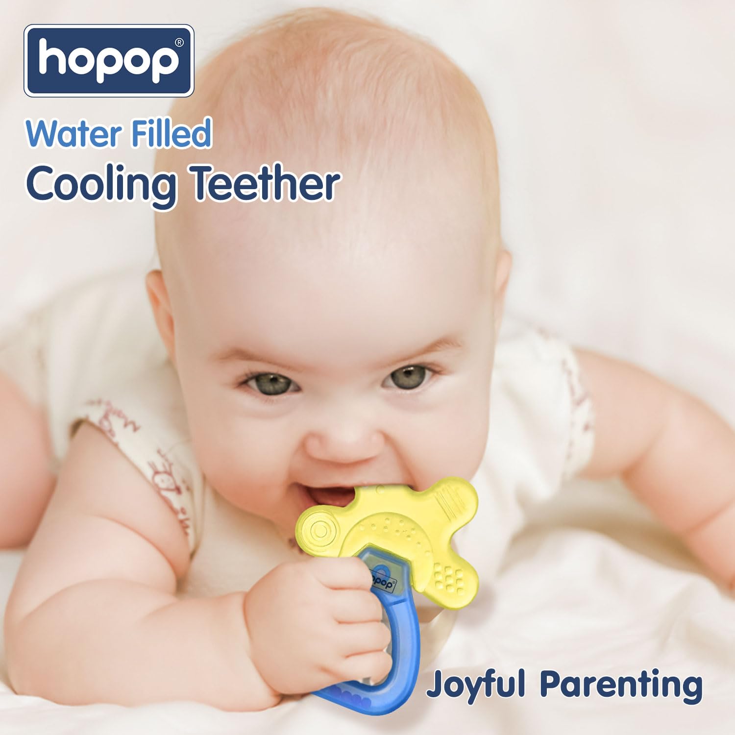 Hopop Teether for 3 to 12 Months Baby | Baby Water Filled Teether