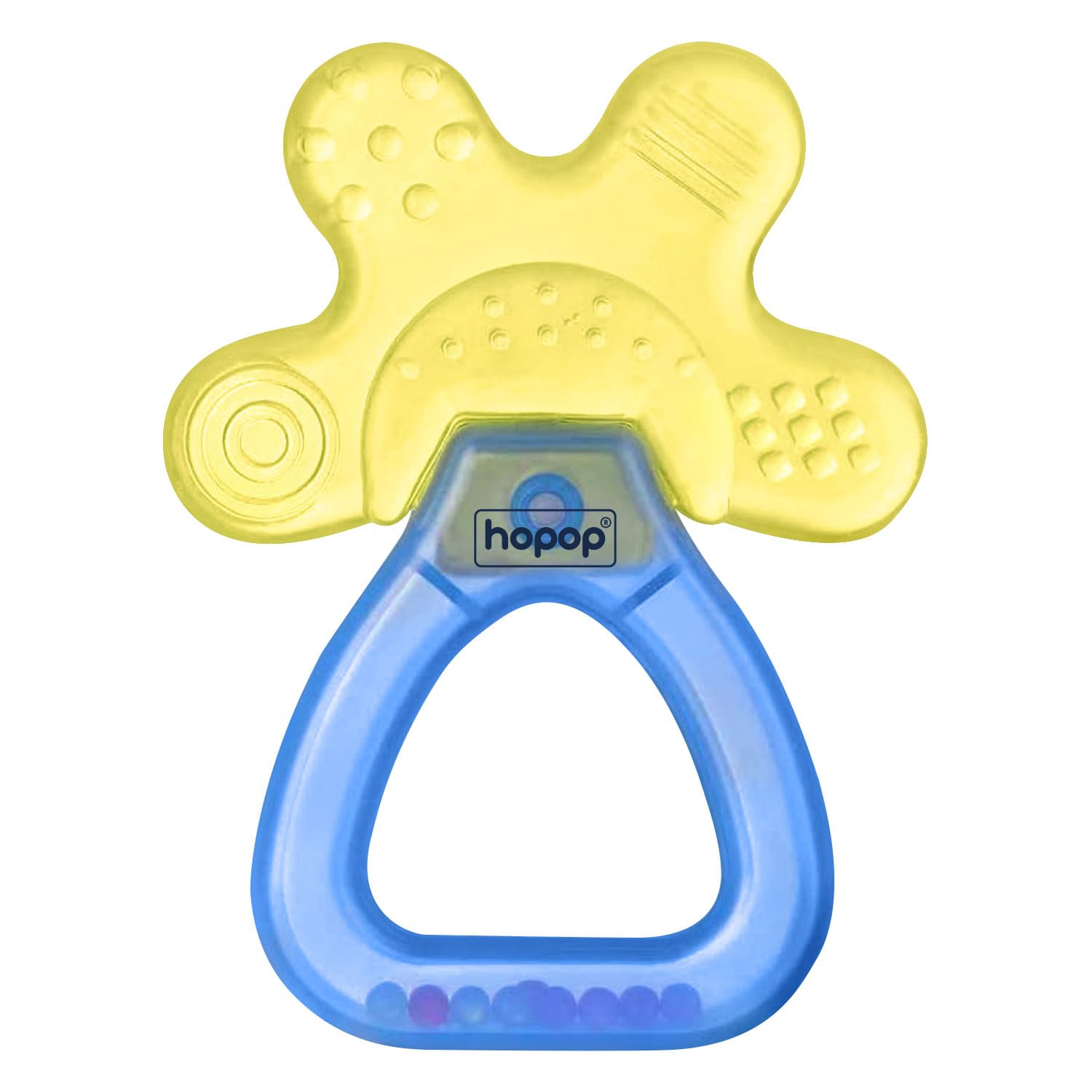 Hopop Teether for 3 to 12 Months Baby | Baby Water Filled Teether