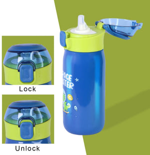 "Keep drinks perfectly warm or cool with this anti-leak insulated stainless steel sipper bottle for kids, adorned with an enchanting 'Magic Dream' unicorn design. Ideal for school and travel from uSmile.toys." www.usmile.toys