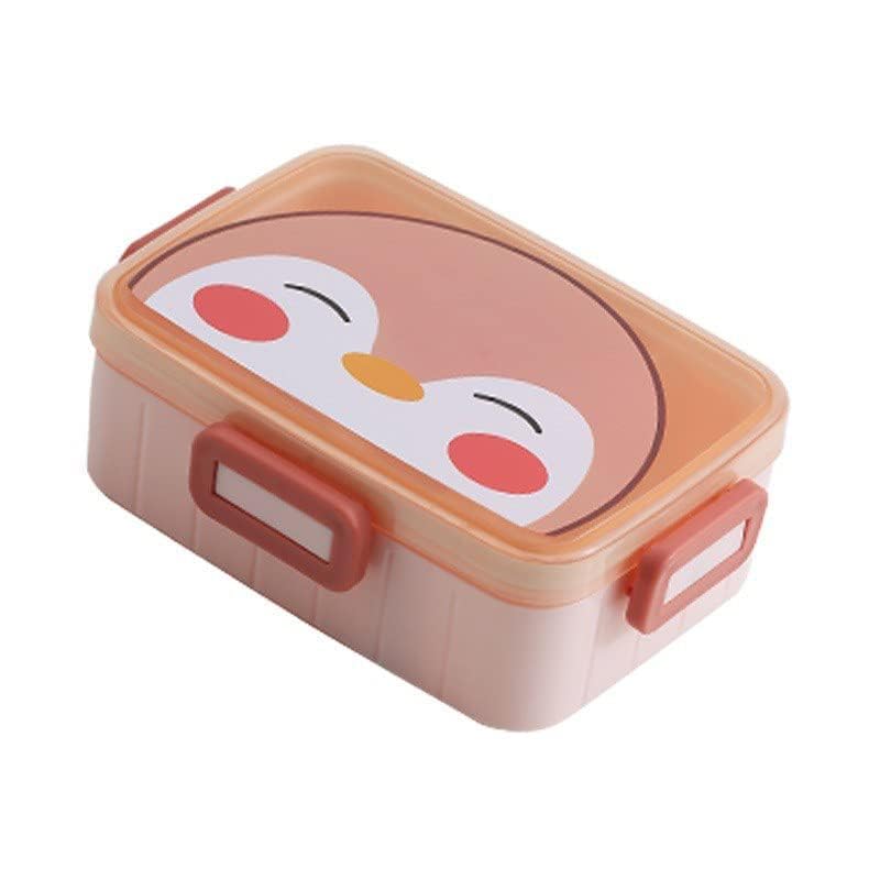 Stackable cartoon animal lunch containers for children, made of insulated plastic for school meals and snacks www.usmile.toyd www.usmile.toys