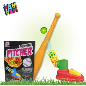 Atomatic Ball Shooter Plastic Pitcher | Power Shot Game Bat-Ball, Multicolour www.usmile.toys 