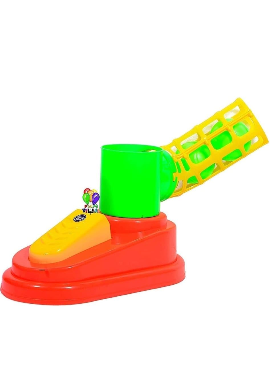  Atomatic Ball Shooter Plastic Pitcher | Power Shot Game Bat-Ball, Multicolour www.usmile.toys 