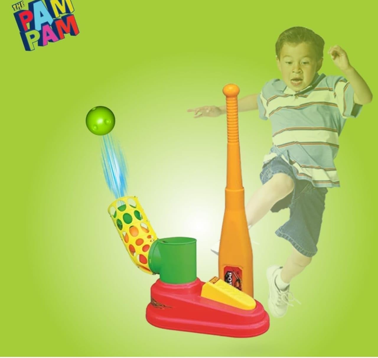  Atomatic Ball Shooter Plastic Pitcher | Power Shot Game Bat-Ball, Multicolour www.usmile.toys 