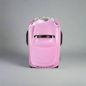 Usmile Toys yellow kids ride-on car luggage with wheels, ideal for children's travel and playtime. www.usmile.toys