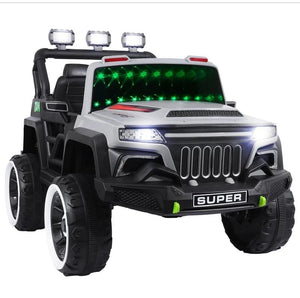 Kids Ride On 12V Battery Operated FR-7688 Jeep with 5 Motors and Mp3 Music and Bluetooth