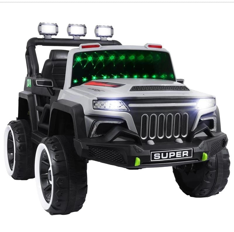 Kids Ride On 12V Battery Operated FR-7688 Jeep with 5 Motors and Mp3 Music and Bluetooth
