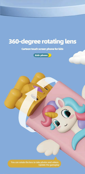 Kids Smartphone with 360° Rotating Camera – Cute Cat Design | Photo & Video Camera for Children

www.usmile.toys