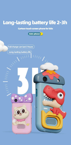 Kids Smartphone with 360° Rotating Camera – Cute Cat Design | Photo & Video Camera for Children

www.usmile.toys