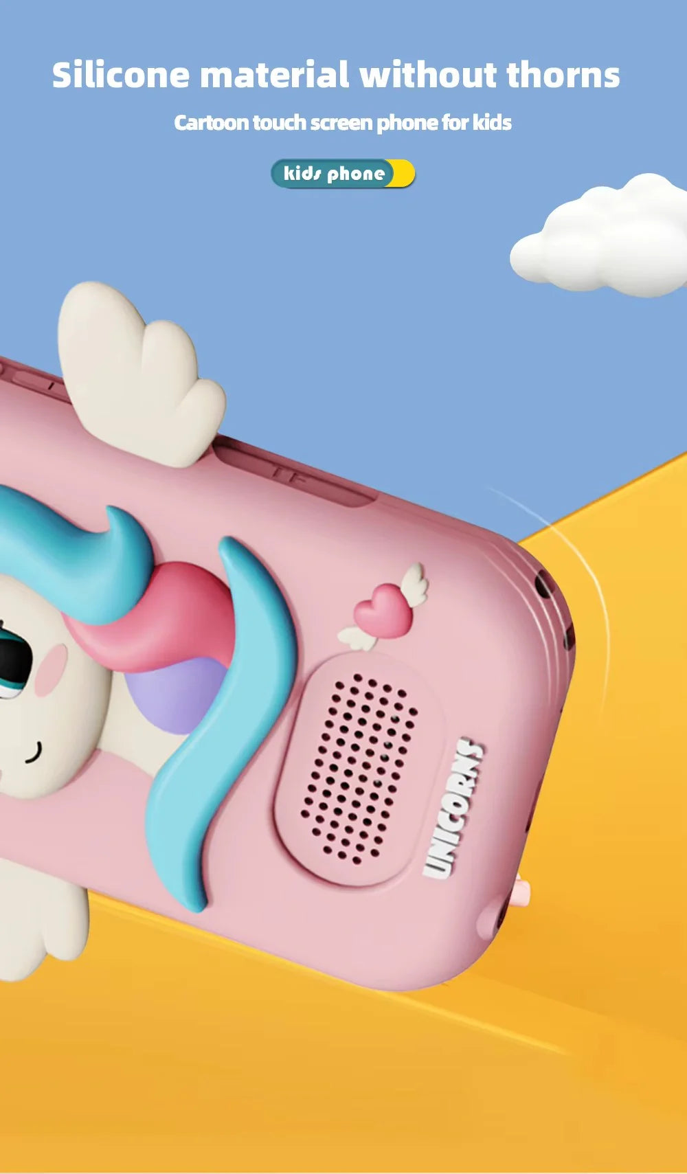 Kids Smartphone with 360° Rotating Camera – Cute Cat Design | Photo & Video Camera for Children

www.usmile.toys