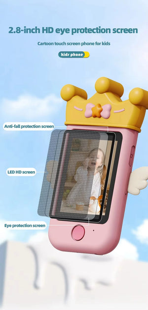 Kids Smartphone with 360° Rotating Camera – Cute Cat Design | Photo & Video Camera for Children

www.usmile.toys