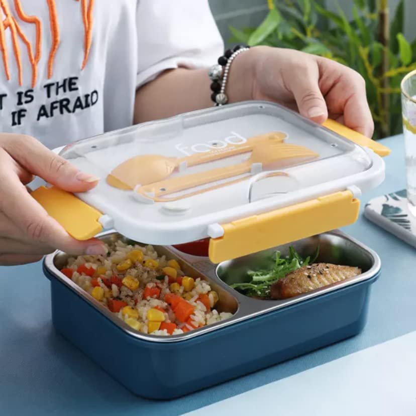 Stainless Steel Bento Box for Children: Three sections for organized meals. Insulated to keep food fresh.
www.usmile.toys