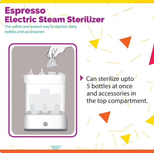 MEE MEE Advanced Espresso Electric Steam Baby Bottle Sterilizer Machine with 1 Year Warranty– Universal Sterilizer for Feeding Bottles: Plastic + Glass + Pacifiers + Breast Pump Parts
www.usmile.toys
