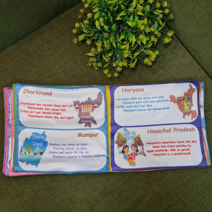 Introduce your little one to a world of fun learning with this colorful Learning toy for kids;. Designed to be soft, safe, and interactive, this cloth book helps children learn new concepts while enjoying playtime.