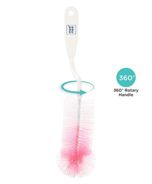Mee Mee Silicone Bristle Baby Feeding Bottle Cleaning Brush & Nipple Cleaner