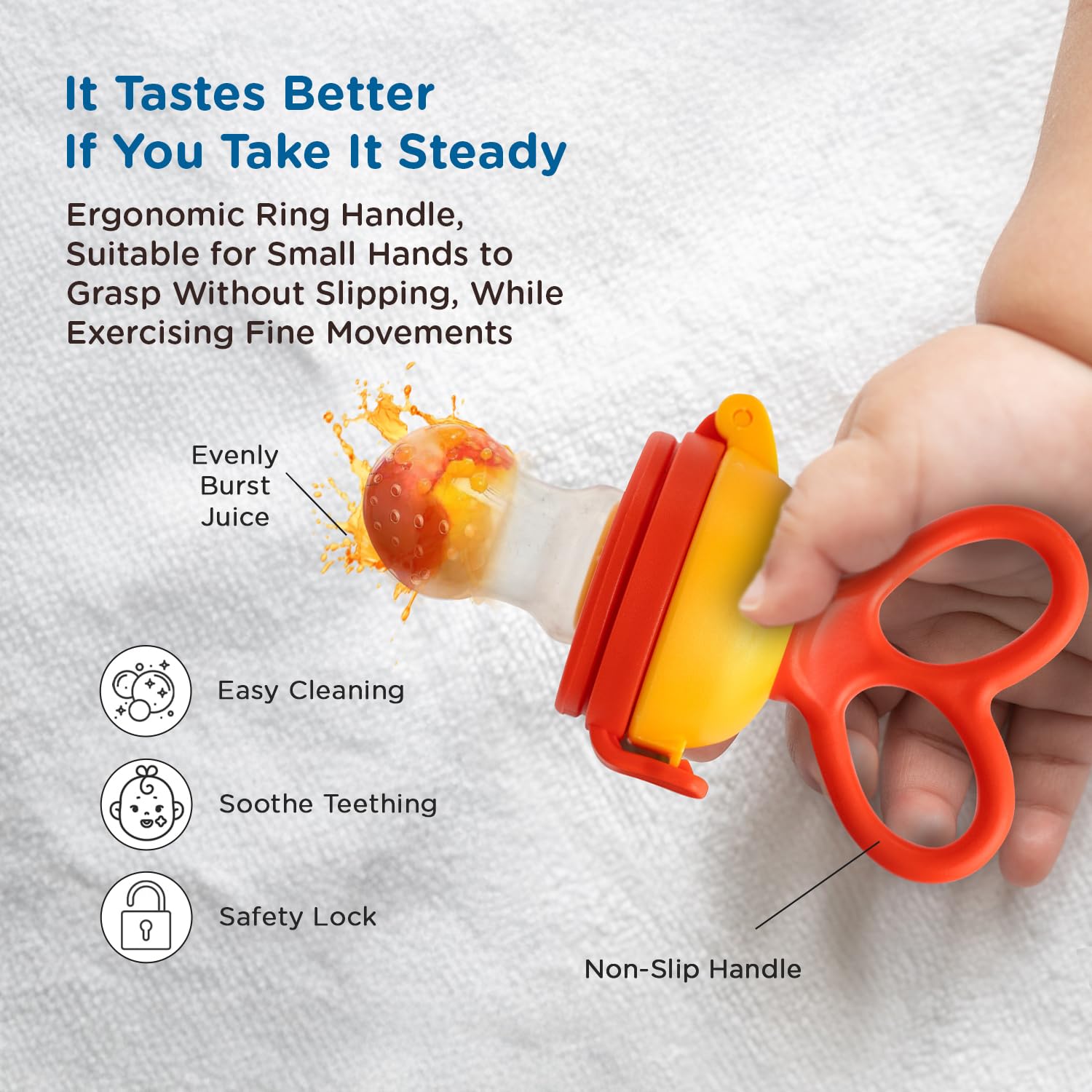 Mee Mee Advanced Fruit & Food Nutritional Baby Feeder | BPA-Free | Ideal for Babies 6 to 12 Months Old | Enhance Feeding Experience with Baby Grip Feeder (Orange)
www.usmile.toys
