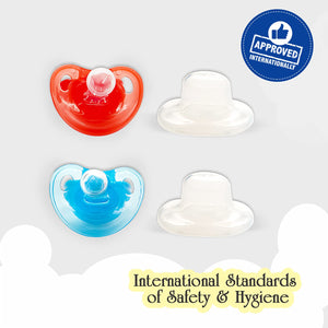 Mee Mee Baby Pacifier Ultra Light Soft Silicone Nipple | 0-6 months+