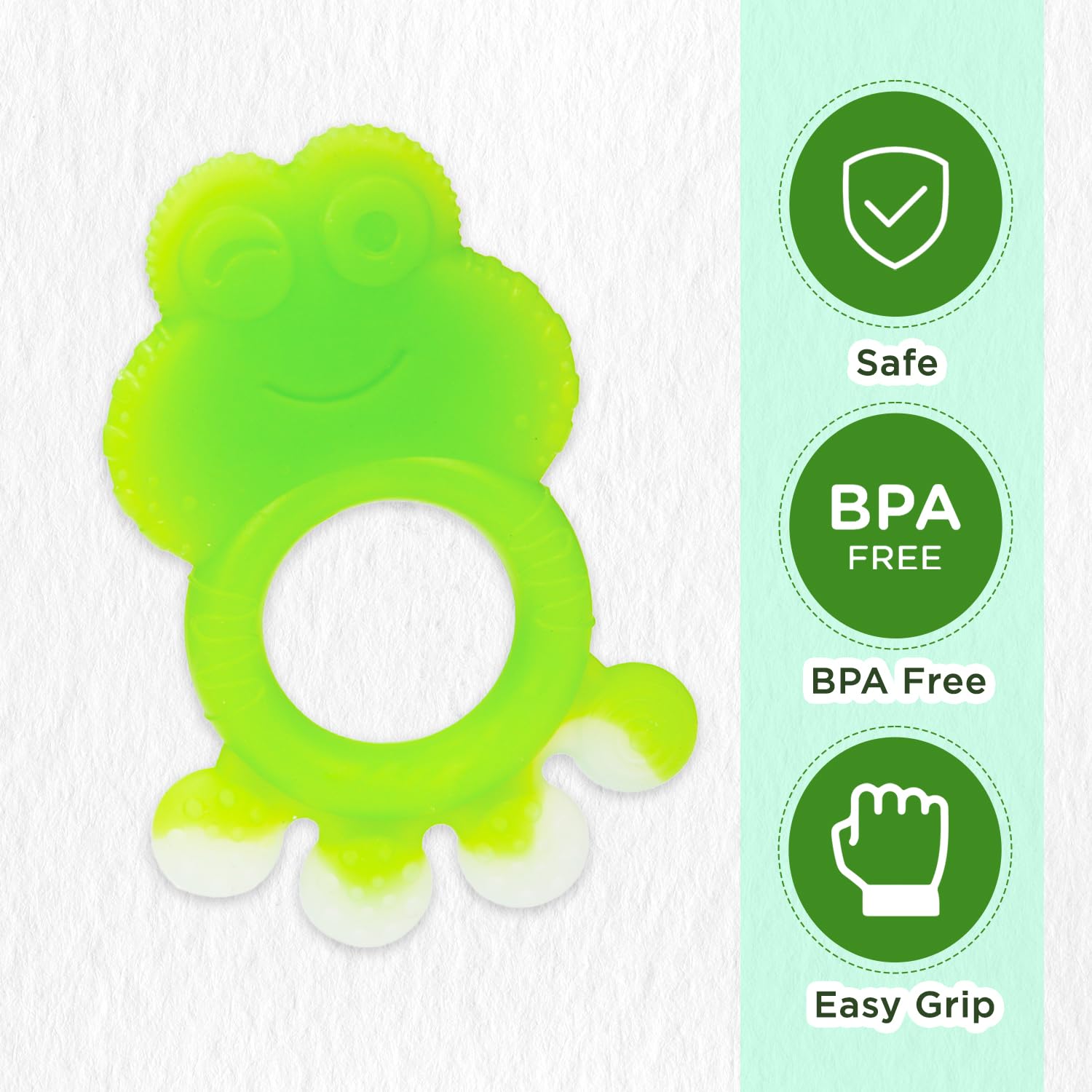 Mee Mee Silicon Baby Teether for Teething Gums | Teething Toy