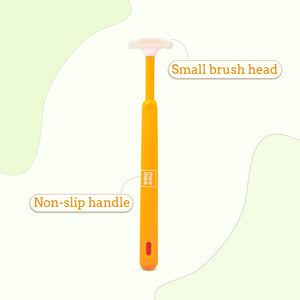 Mee Mee Tongue Cleaner for Baby | Cleaner Toothbrush with Silicone Scraper