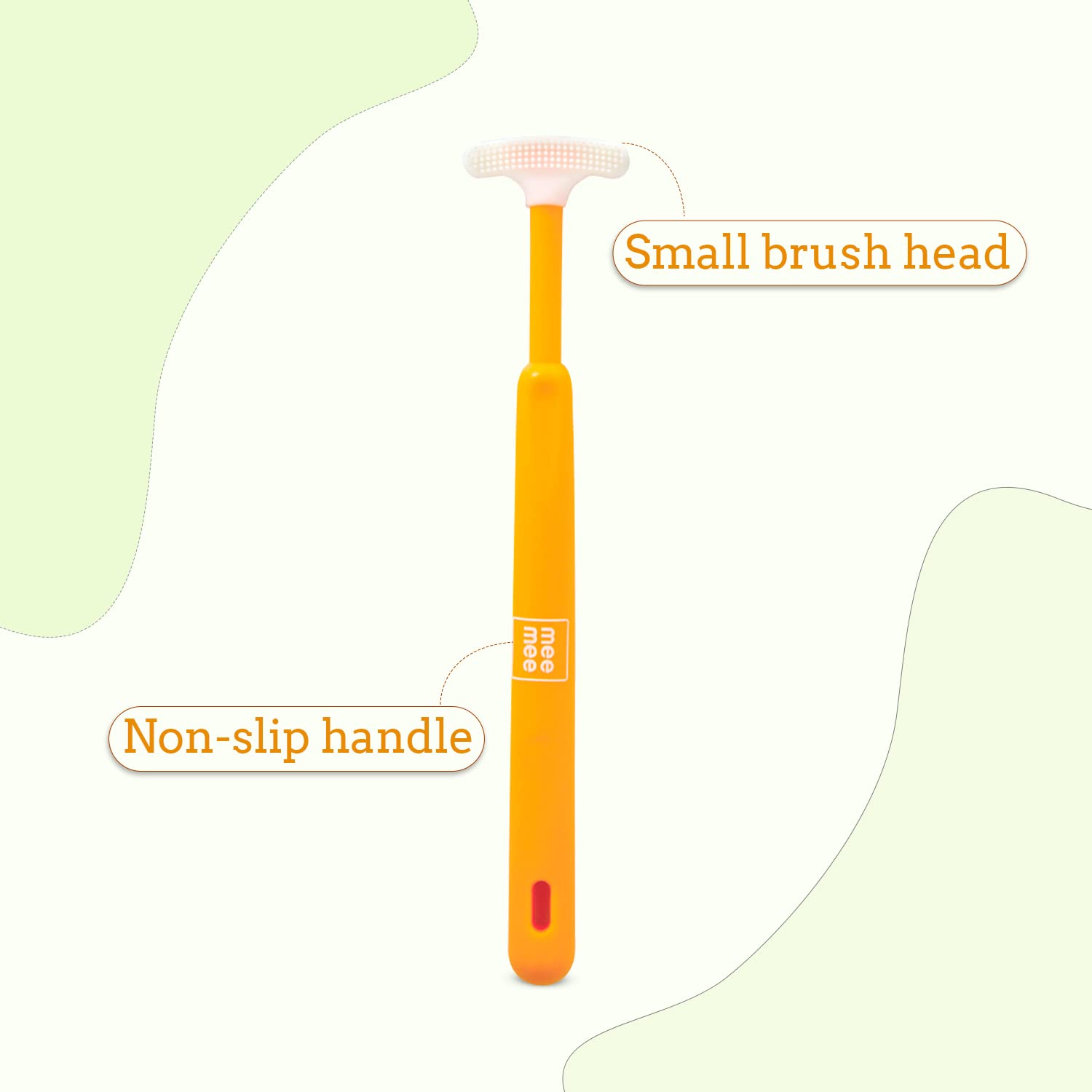 Mee Mee Tongue Cleaner for Baby | Cleaner Toothbrush with Silicone Scraper