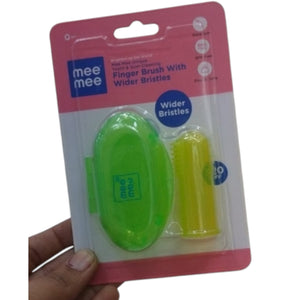 Mee Mee Unqiue Baby Silicone Finger Brush | Teeth/Gum Cleaning of Kids