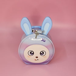 Adorable Bunny-Shaped Metal Money Box with Lock & Key – Fun & Secure Piggy Bank for Kids to Save Money | Perfect Return Gift for Birthdays, Parties & Special Occasions | Durable & Cute Design for Children’s Room Décor | Available at www.usmile.toys