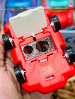 Cute cartoon car eraser and sharpener combo – perfect for kids' school supplies and return gifts