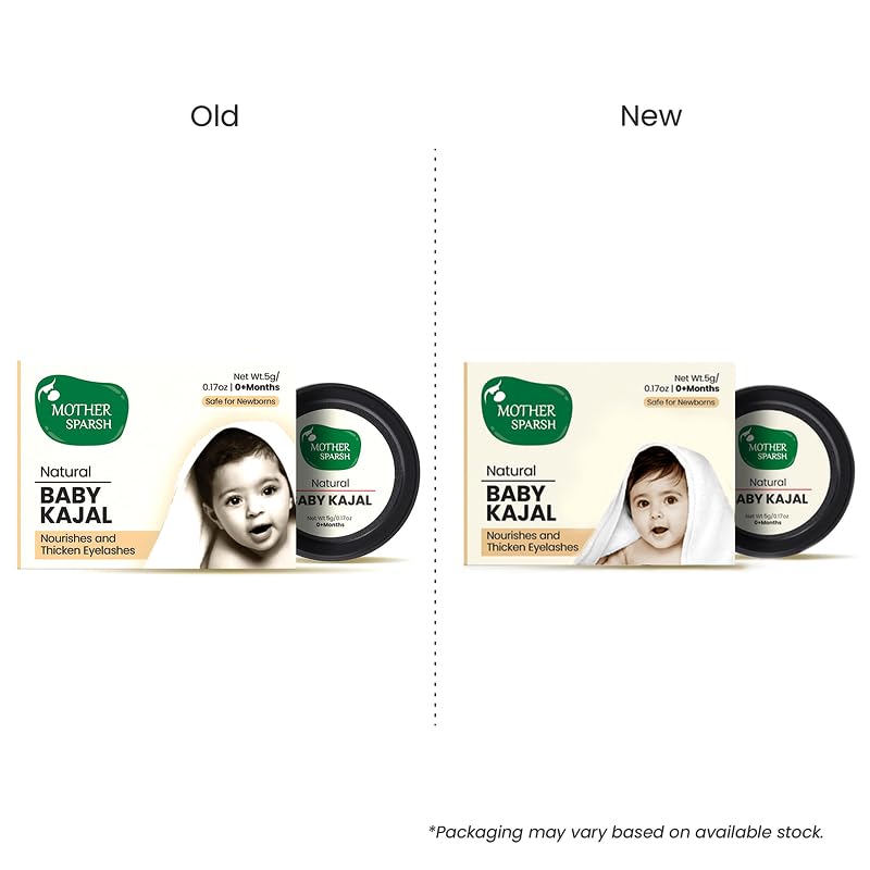 Mother Sparsh Natural Baby Kajal with Lead & Irritation Free | 5g